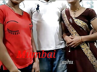 Mumbai penetrates Ashu spear-carrier here his sister-in-law together. Plain Hindi Audio. Ten